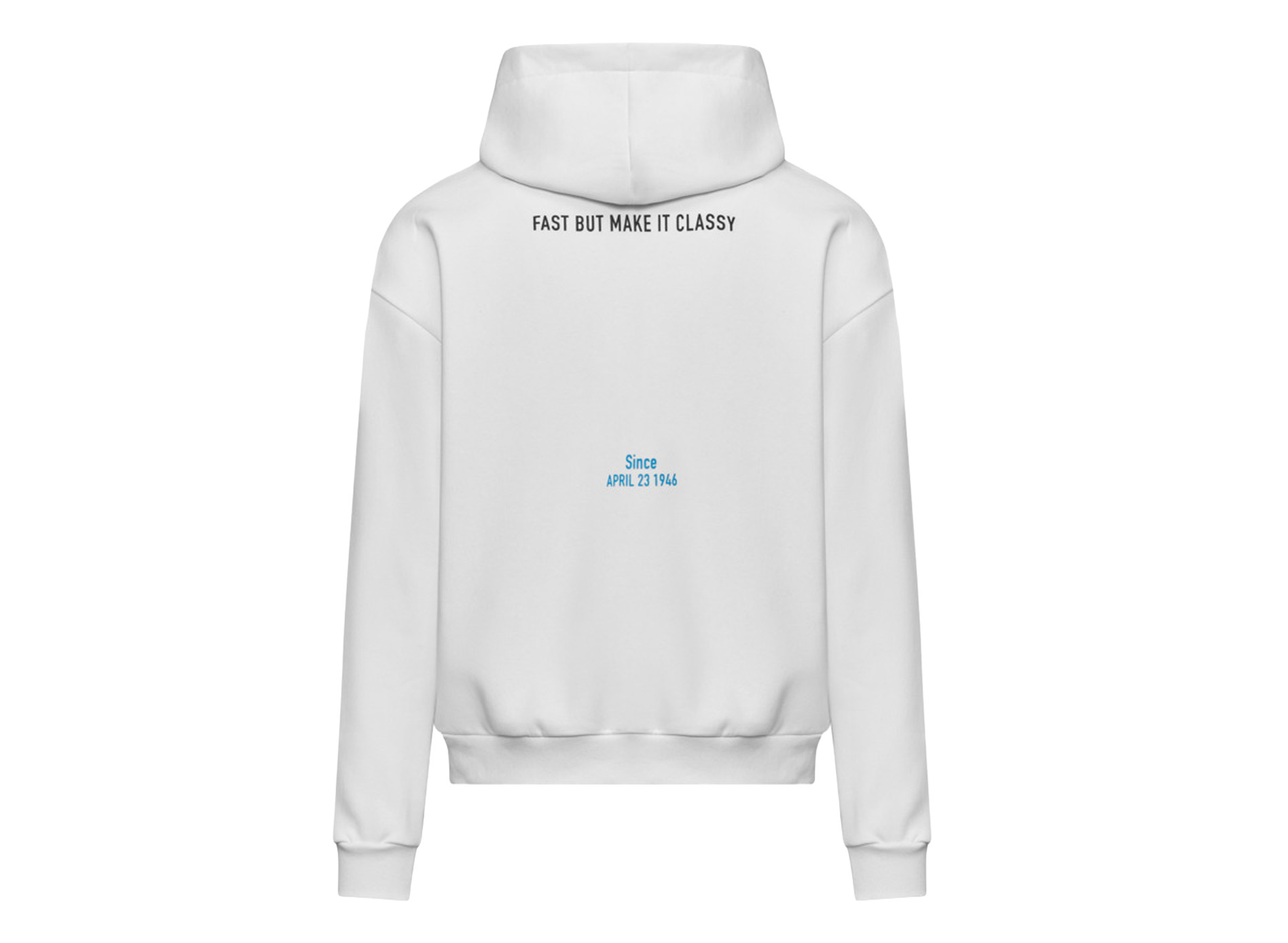 Felpa con cappuccio Vespa bianca, collezione DEC