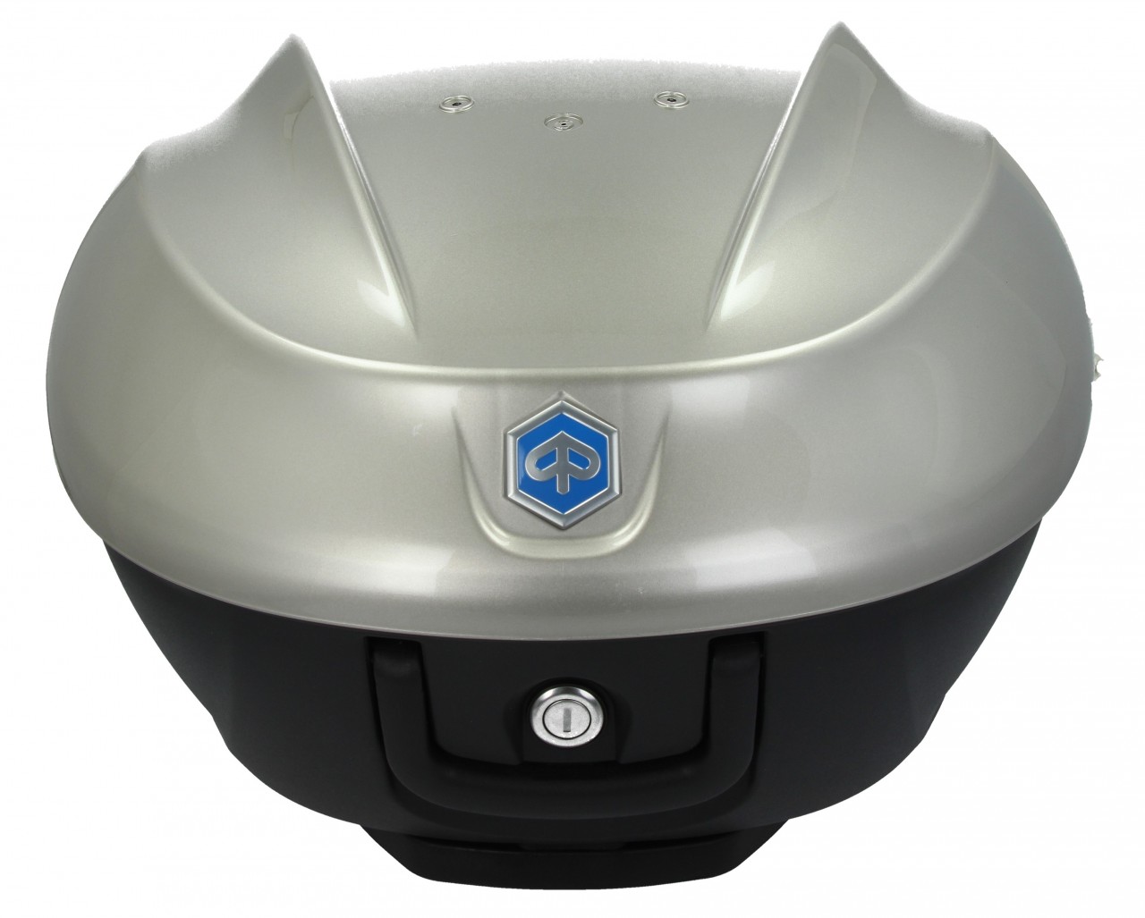 Kit bauletto 36 l. Grey Cloud G04 Originale Piaggio per Beverly HPE (incl. piastra di montaggio)