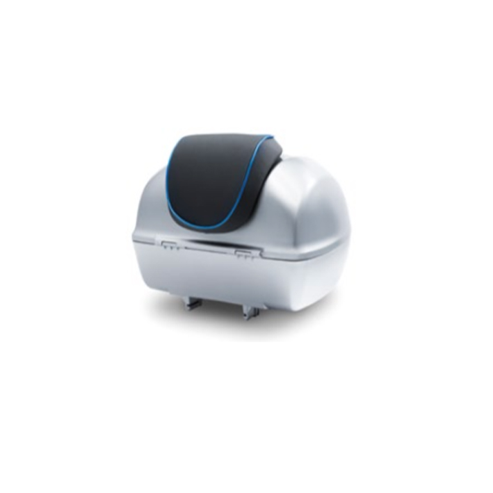 Schienale originale per Topcase Vespa Elettrica blu/blu