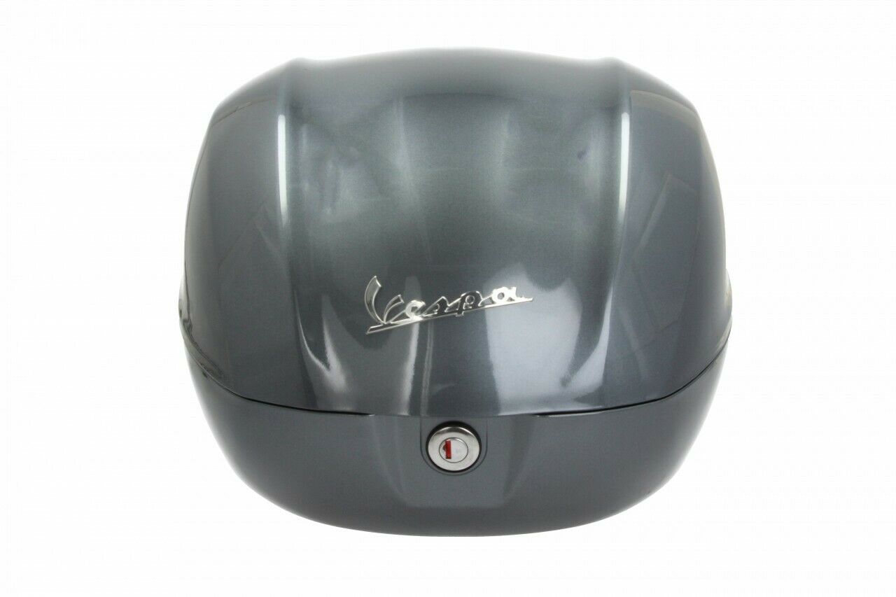 Baule posteriore Vespa 32 L grigio lucido G03 senza schienale