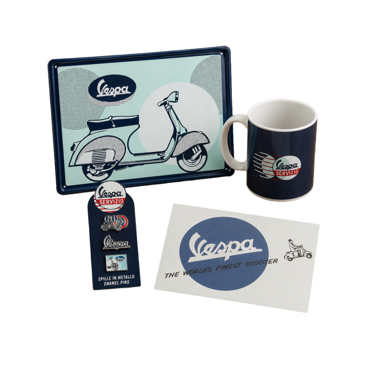 Pacchetto di gadget Vespa "Go Vespa"