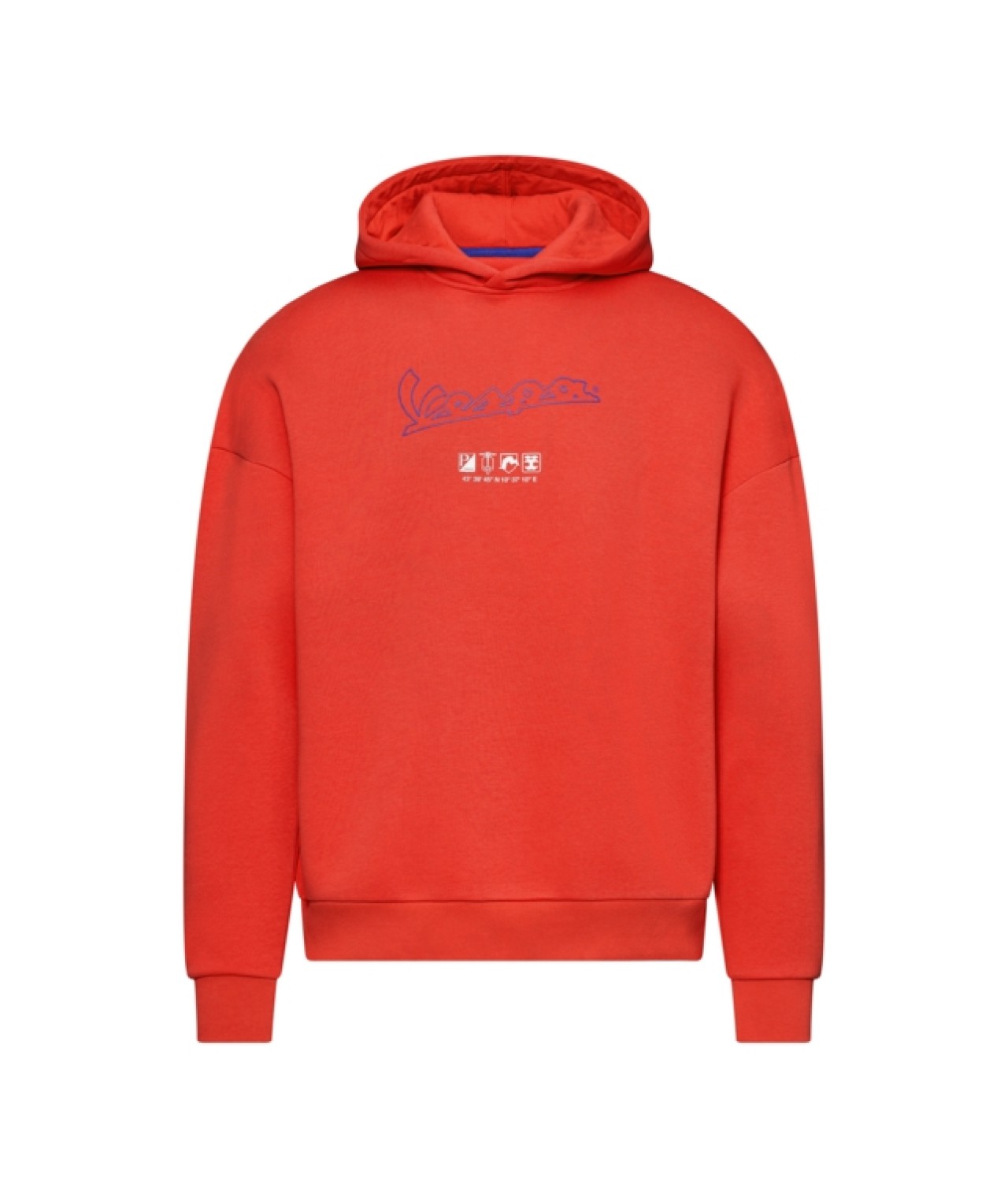 Vespa Felpa con cappuccio collezione Soul green DEC