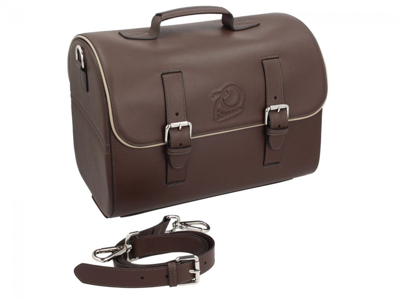Borsa in pelle originale Vespa 70 anni - Marrone