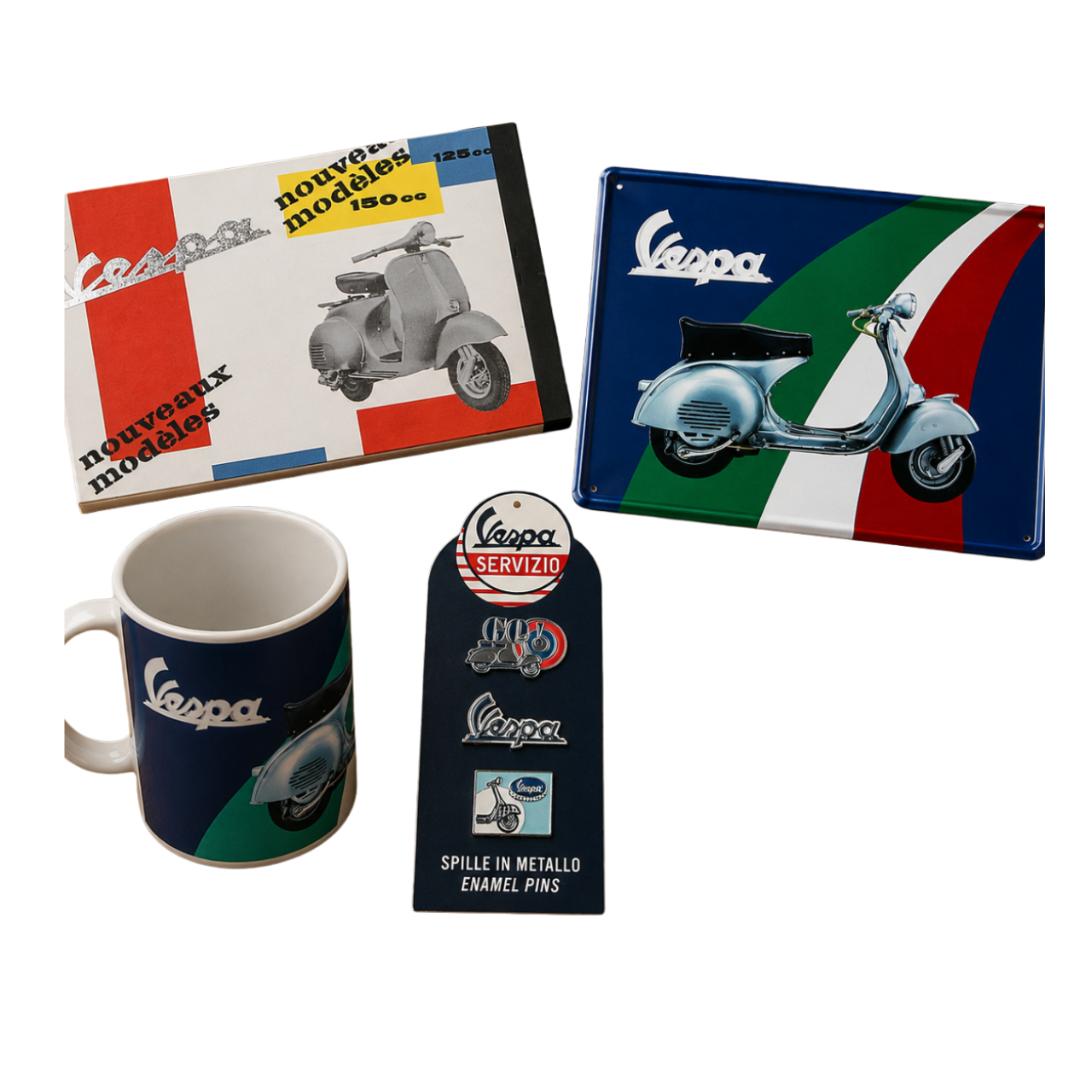 Pacchetto di articoli di merchandising Vespa "Italian Classics"