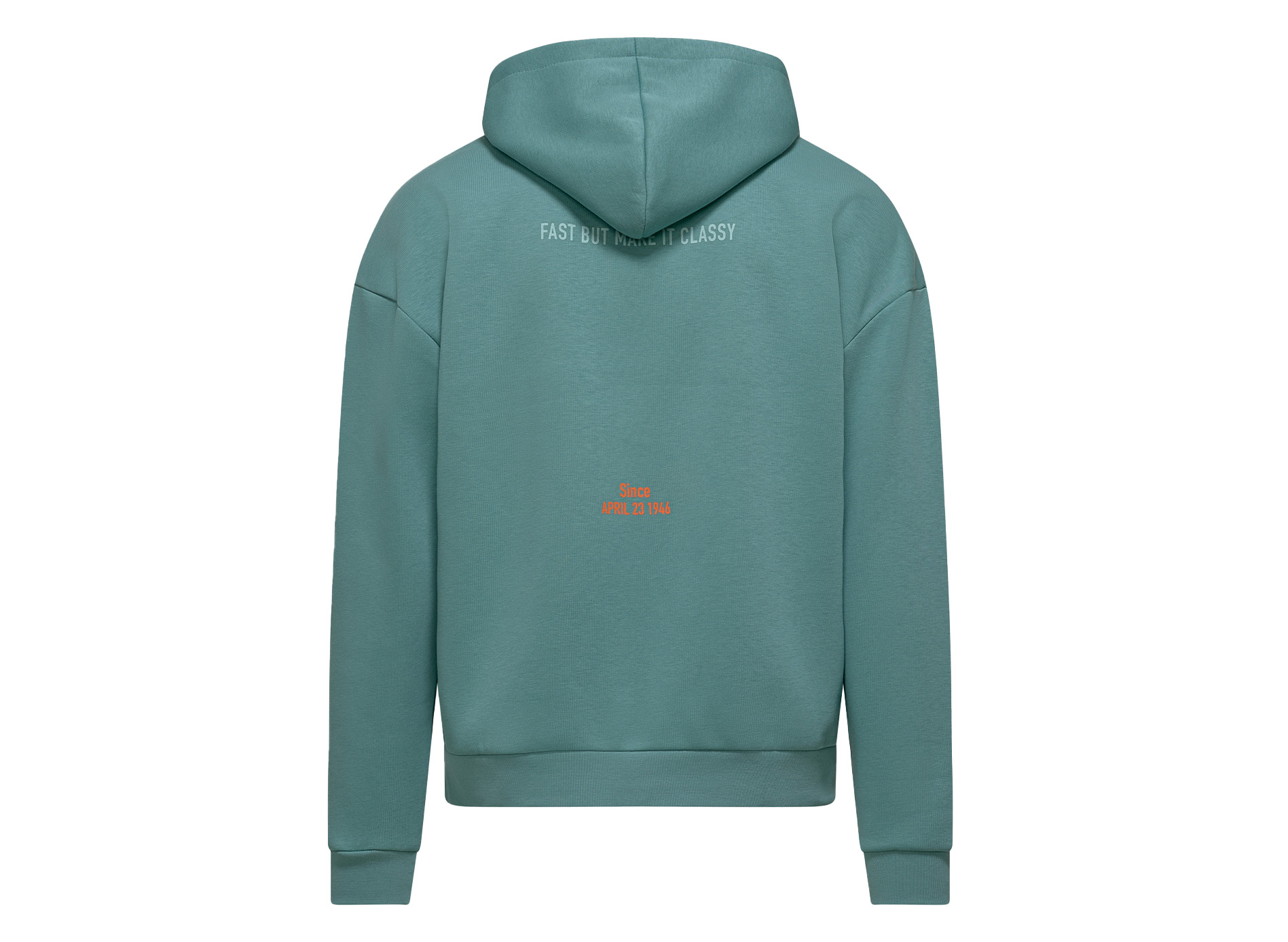 Felpa con cappuccio Vespa Soul verde, collezione DEC - L