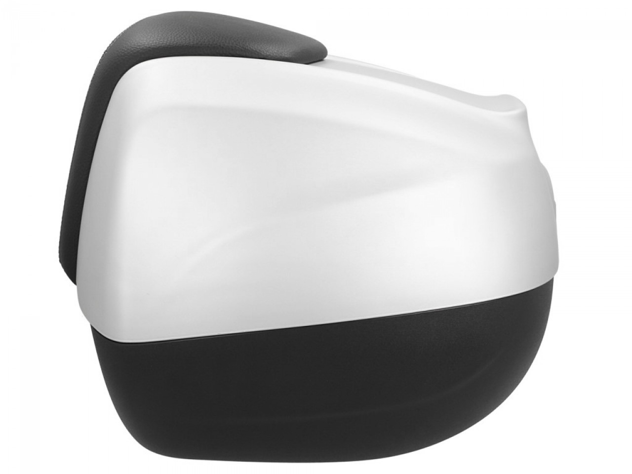 Baule da 37 L con schienale per Piaggio Beverly Sport 300/350 (16-20) - grigio opaco 760/B