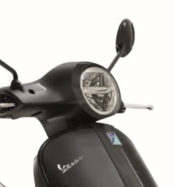 Anello faro Vespa GTS 2019 - Nero Lucido